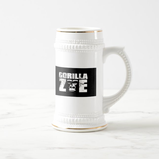 Gorilla-Zoe-Tasse - Logo Bierglas (Rechts)