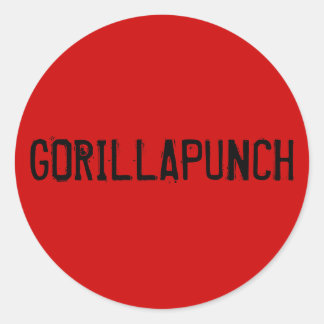 GORILLAPUNCH STICKER RED