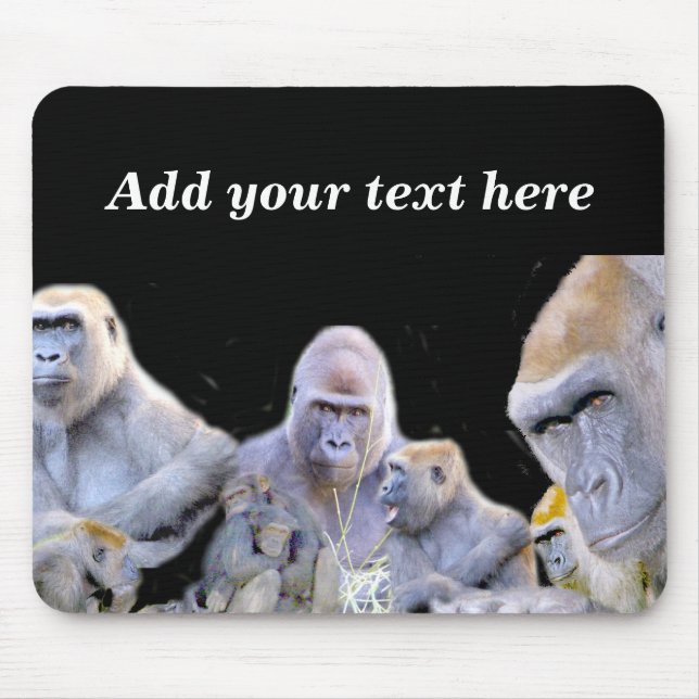 Gorillas & Chimpanzes_ Mousepad (Vorne)