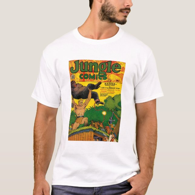 Gorillas - Jungle Boy - Sumpf - Waffe - Starker Ty T-Shirt (Vorderseite)