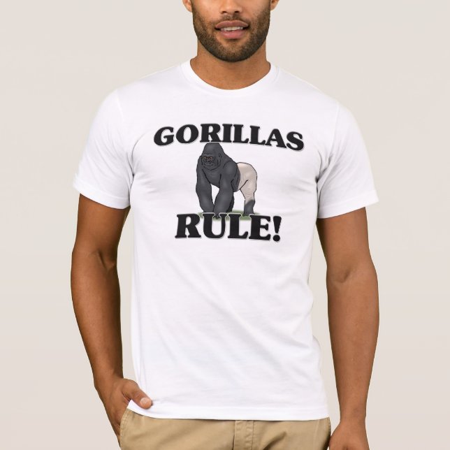 GORILLAS Regel! T-Shirt (Vorderseite)