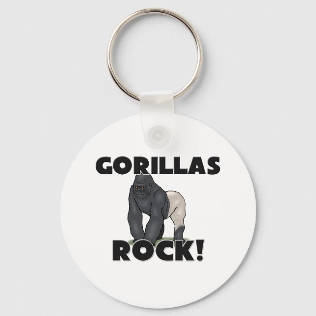 Gorillas Rock Schlüsselanhänger (Vorderseite)
