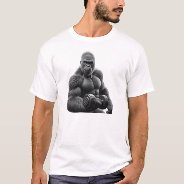 Gorillas Stärke T-Shirt (Vorderseite)