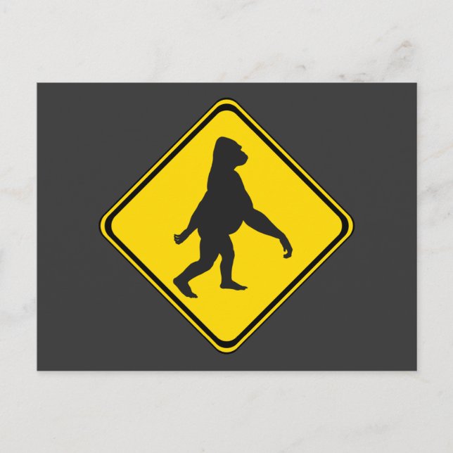 Gorillas Xing! Postkarte (Vorderseite)