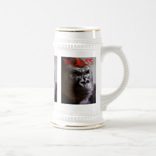 GorillaSilverback Chef-König Sized Stein Bierglas