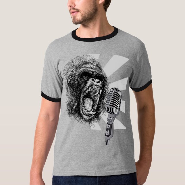 Gorillastimme T-Shirt (Vorderseite)