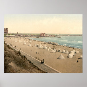 Gorleston Strand, archivalischer Druck Norfolks, Poster