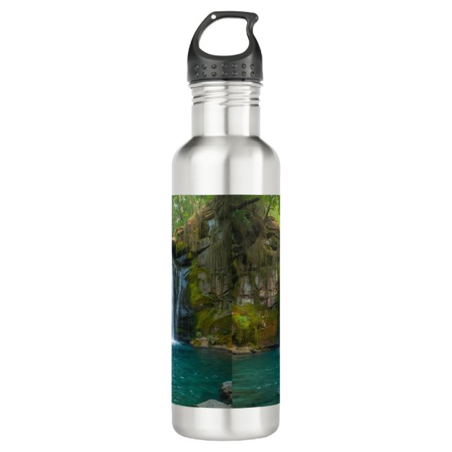 Gorman Falls Hiking Water Bottle Outdoor Adventure Edelstahlflasche (Vorderseite)