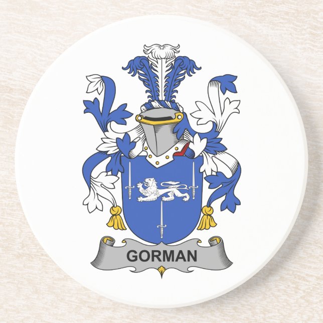 Gorman Familienwappen Untersetzer (Vorne)