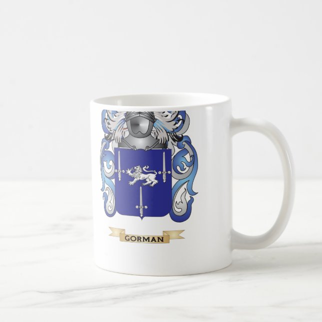 Gorman Wappen (Familienwappen) Kaffeetasse (Rechts)