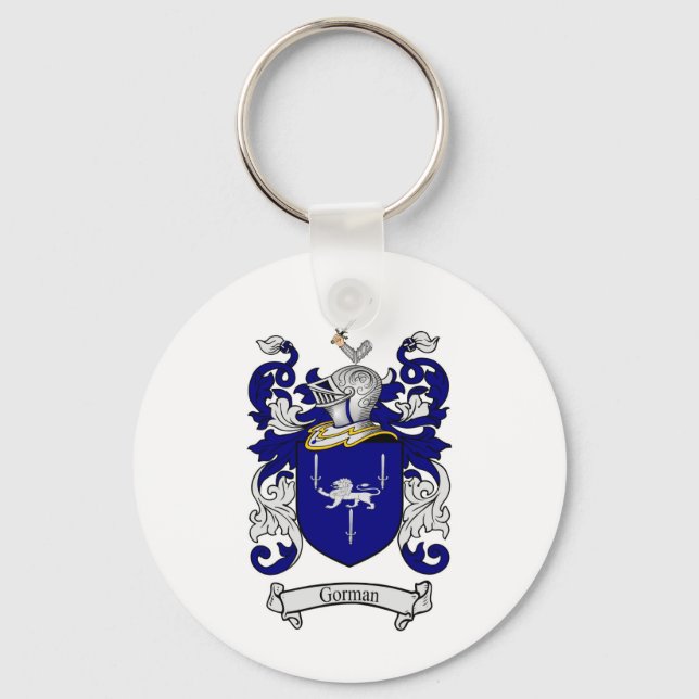 GORMANISCHES FAMILIENWAPPEN - GORMANISCHER WAFFENS SCHLÜSSELANHÄNGER (Vorderseite)