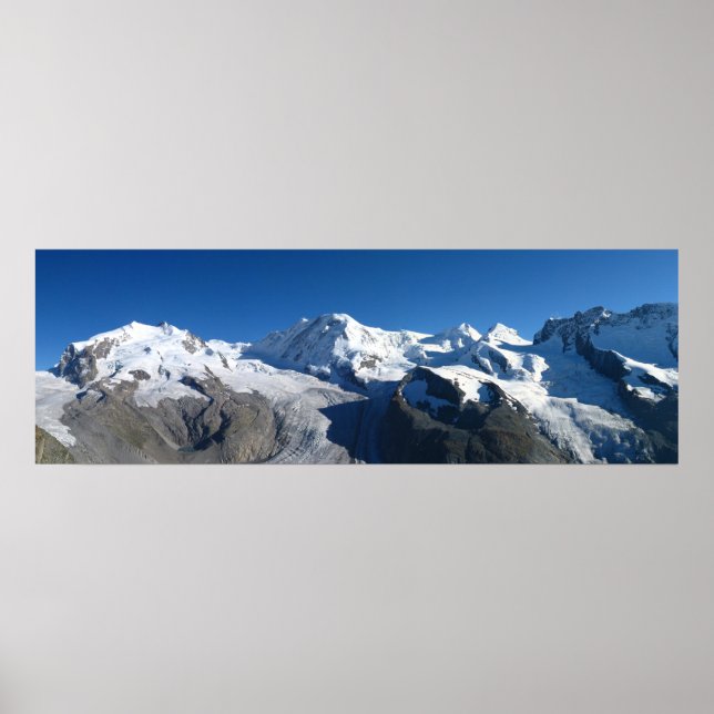 Gornergrat Schweizer Alpen Poster (Vorne)