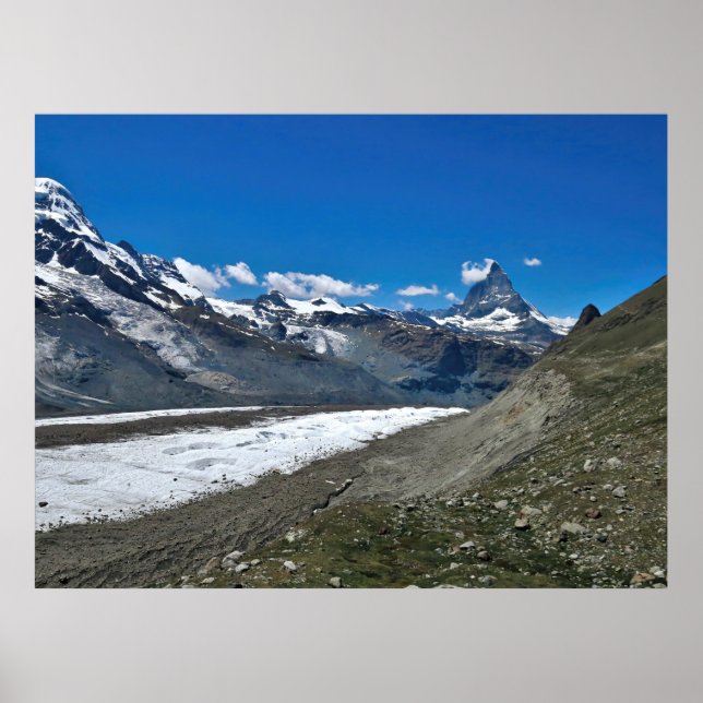 Gornergrat und das Matterhorn Poster (Vorne)