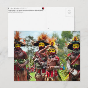 Goroka, Papua-Neuguinea Reise-Postkarte Postkarte