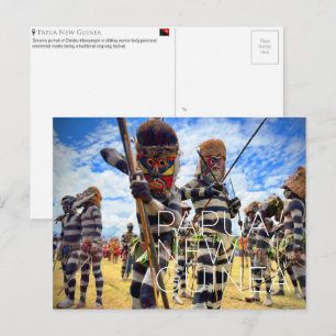 Goroka, Papua-Neuguinea-Reisepostkarte Postkarte