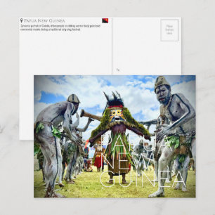 Goroka, Papua-Neuguinea-Reisepostkarte Postkarte
