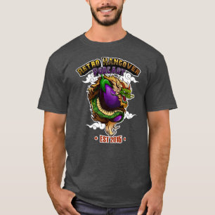 Gorp the Eggplant Dragon Men's Charcoal T-Shirt