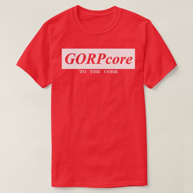 gorpcore zur Kerngruppe T-Shirt (Design vorne)