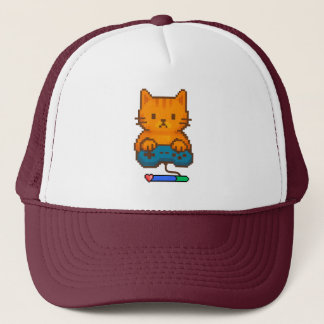gorra de gato gamer truckerkappe