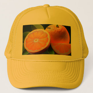 Gorra de naranjas truckerkappe