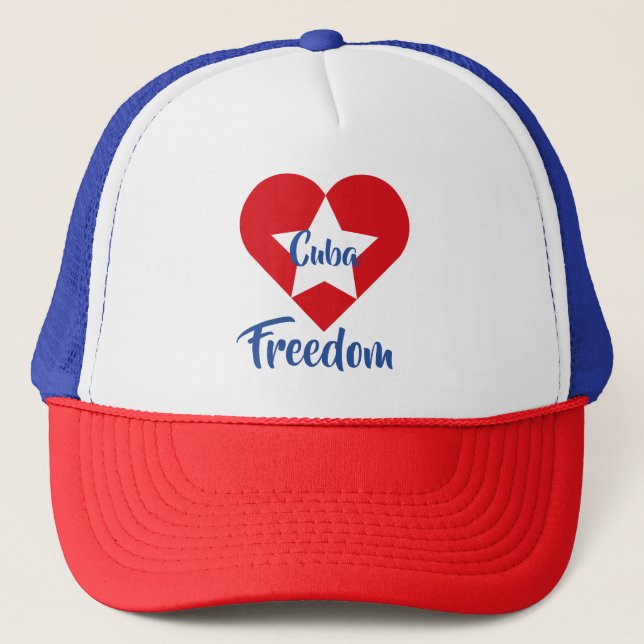 Gorra Freedom for Cuba Truckerkappe (Vorderseite)