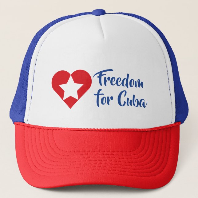 Gorra Freedom for Cuba Truckerkappe (Vorderseite)