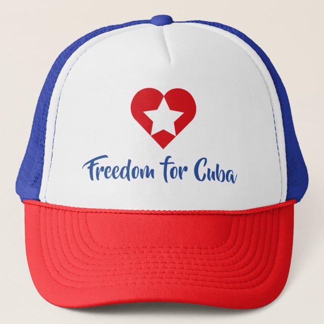 Gorra Freedom for Cuba Truckerkappe (Vorderseite)