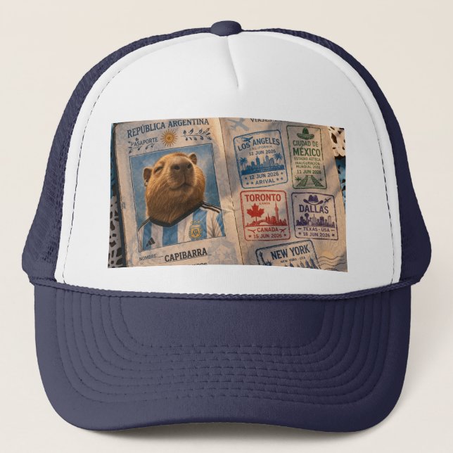  Gorra Pasaporte Capibarra Truckerkappe (Vorderseite)