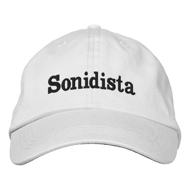 Gorra Sonidista Bestickte Baseballkappe (Vorderseite)