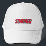 Gorra Unisex Mensaje Verano Fresco Truckerkappe<br><div class="desc">"Siente la brisa y el sol con nuestra gorra 'Verano', el accesorio perfecto para tus días más cálidos. Con un diseño fresco y el mensaje evocador de 'Verano', esta gorra te acompañará en la playa, la piscina, paseos al aire libre o simplemente para añadir un toque de alegría a tu...</div>