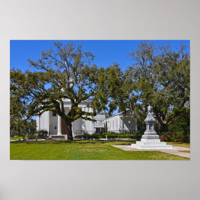 Gorrie-Denkmal und Kirche Poster (Vorne)
