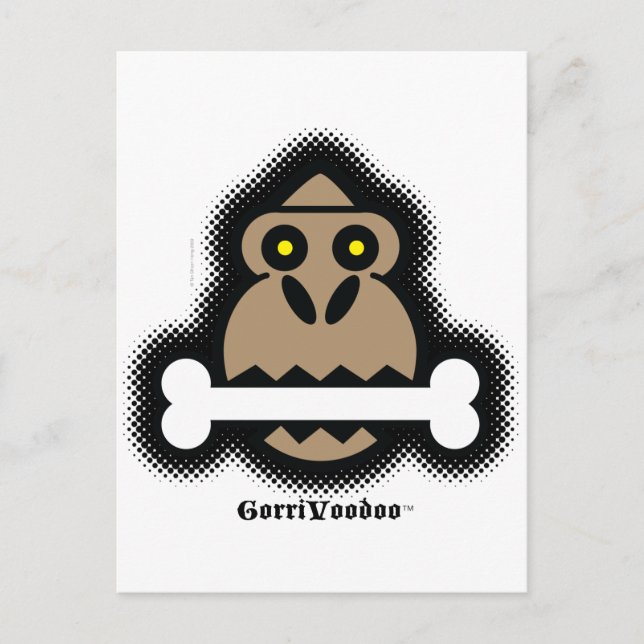 GorriVoodoo™ Postkarte (Vorderseite)