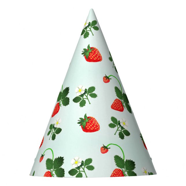 Gorro De Fiesta Strawberries Partyhütchen (Vorderseite)