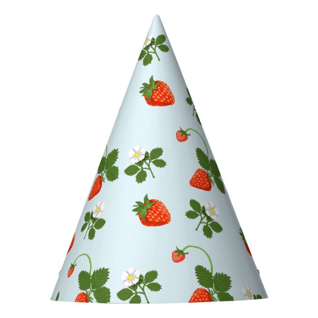 Gorro De Fiesta Strawberries Partyhütchen (Vorderseite)