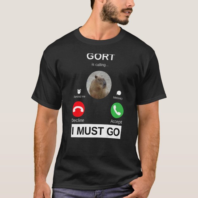 Gort ruft Capybara an und ruft Pullover an (Vorderseite)