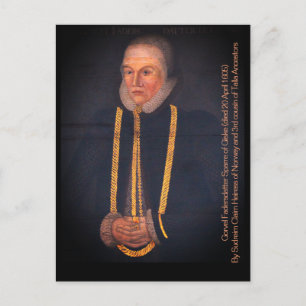 Gorvel Fadersdatter Sparre von Giske (gestorben 16 Postkarte