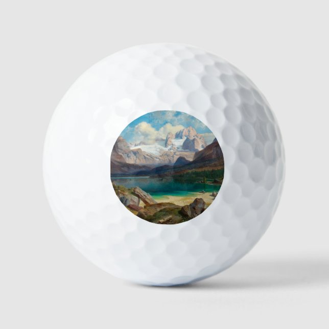Gosauer See mit Blick auf das Dachsteinmassiv Golfball (Vorderseite)
