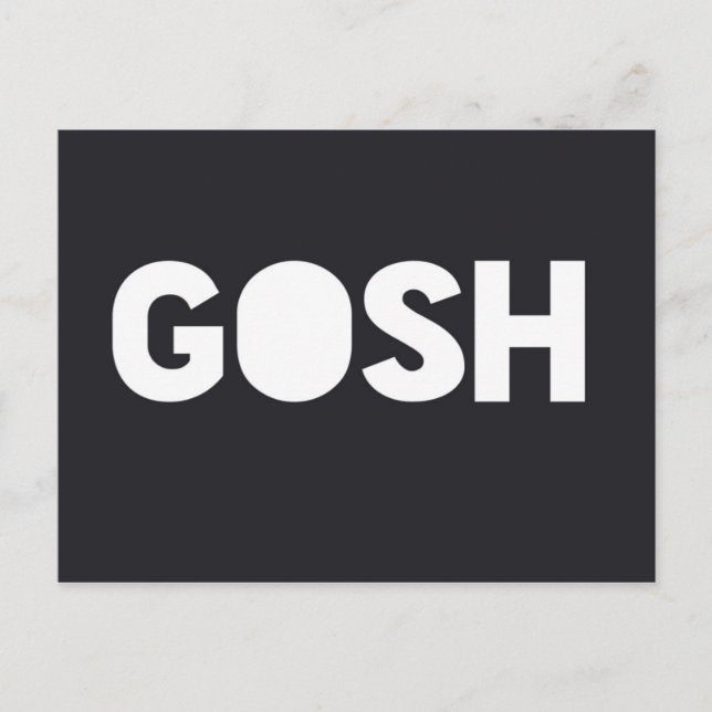 Gosh Postcard Postkarte (Vorderseite)
