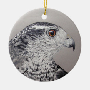 Goshawk-Ornament Keramik Ornament