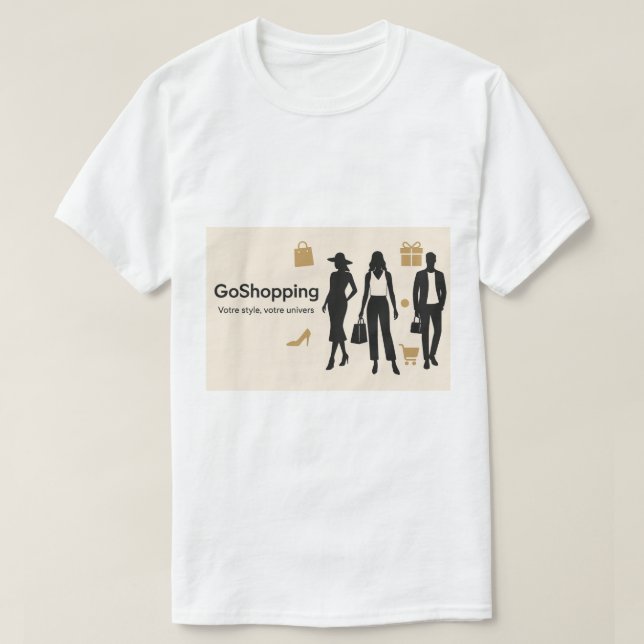GoShopping T-Shirt (Design vorne)