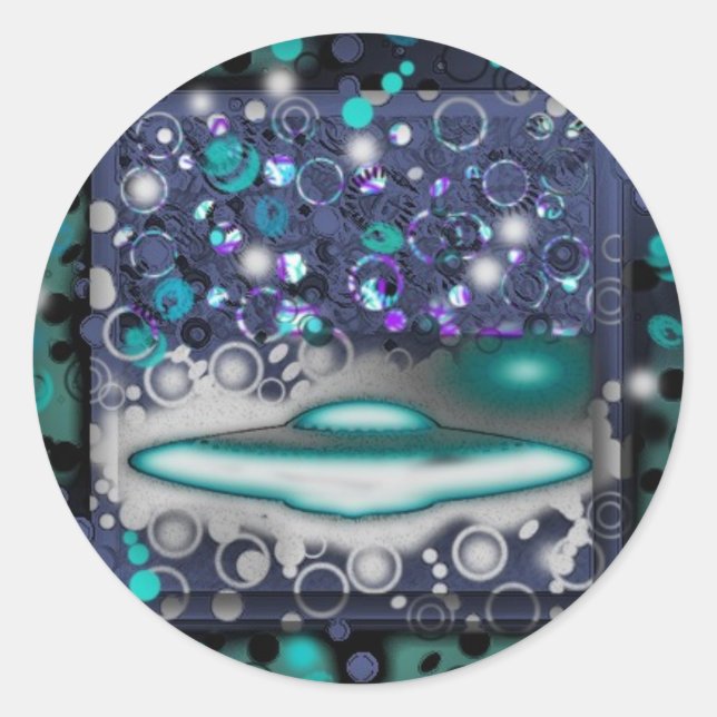 Goshy Flying Saucer Stickers (Vorderseite)