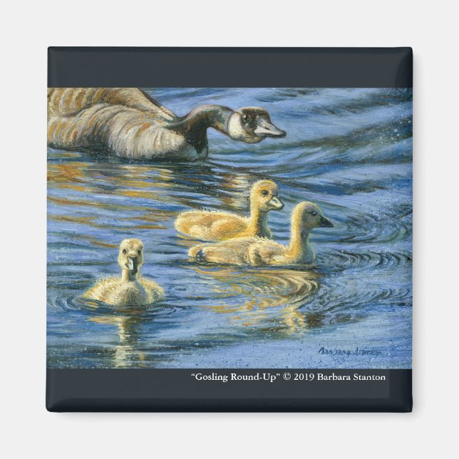 "Gosling Round-Up" Magnet (Vorne)
