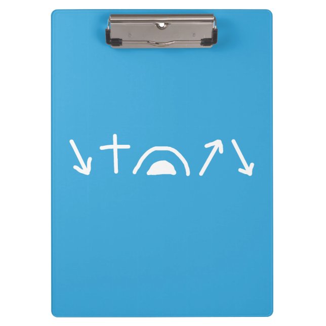 Gospel Arrows Clipboard Klemmbrett (Vorderseite)