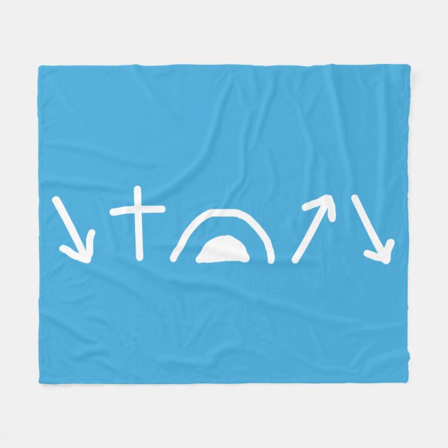 Gospel Arrows Fleece Blanket (Vorderseite (Horizontal))