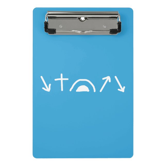 Gospel Arrows Mini-Zwischenablage Mini Klemmbrett (Vorderseite)