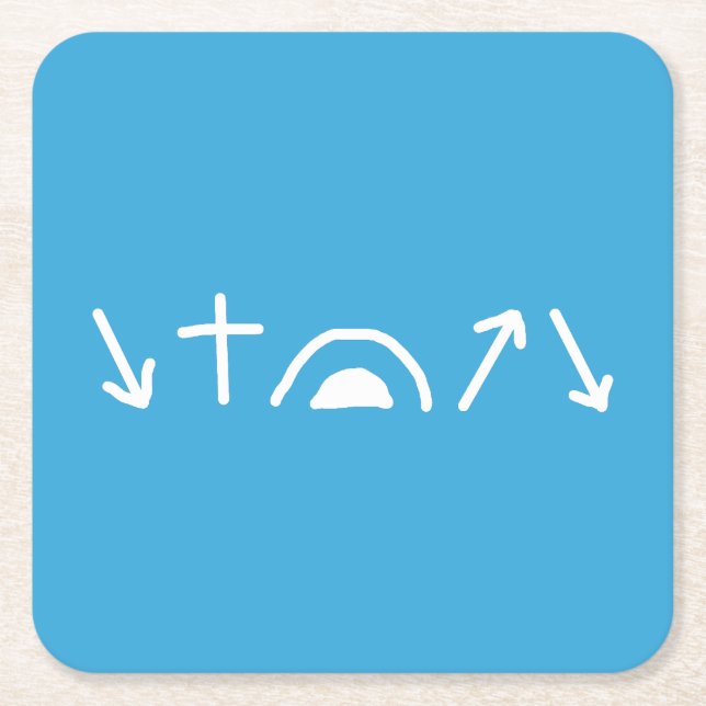 Gospel Arrows Paper Untersetzer (Vorderseite)