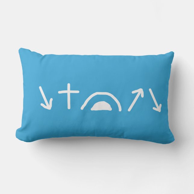 Gospel Arrows Throw Kissen (Vorderseite)