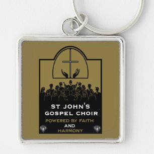 Gospel-Chor-Kirchengeschenke Schlüsselanhänger