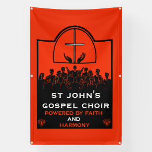 Gospel-Chor-Kirchenzubehör Banner