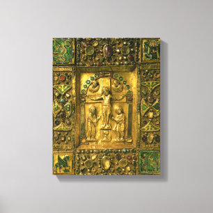 Gospel Cover, Ottonisch, Deutschland, 11. Jahrhund Leinwanddruck